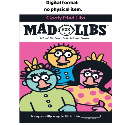 Goofy mad libs world s - goofy, libs: